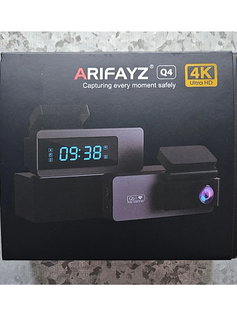 ARIFAYZ Dash Cam Front and Rear 4K+1080P